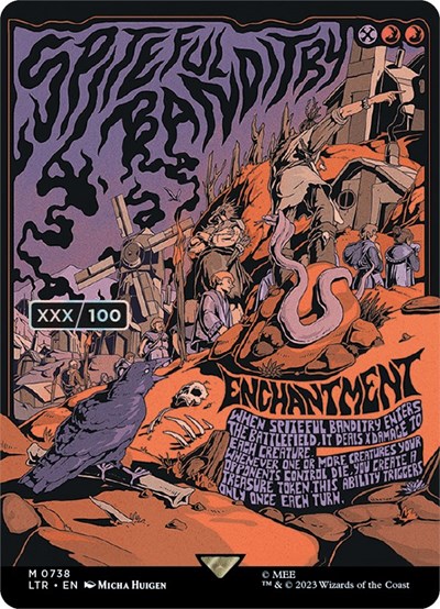 Spiteful Banditry (Borderless Poster) (Serial Numbered)