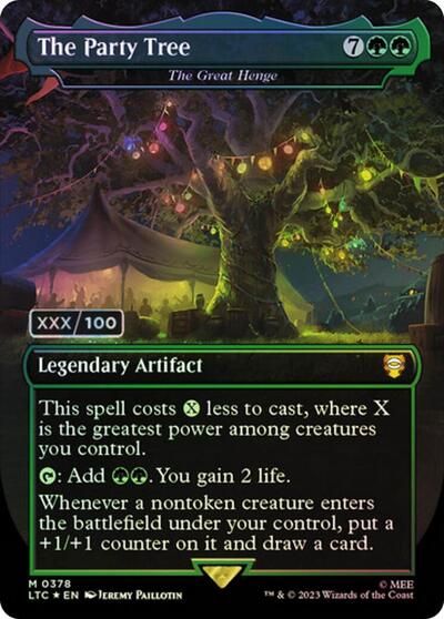 The Party Tree - The Great Henge (Borderless) (Serial Numbered)