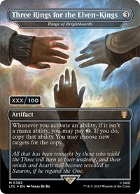 Three Rings for the Elven-Kings - Rings of Brighthearth (Serial Numbered)