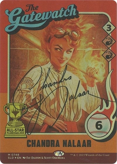 Chandra Nalaar 748 Autographed