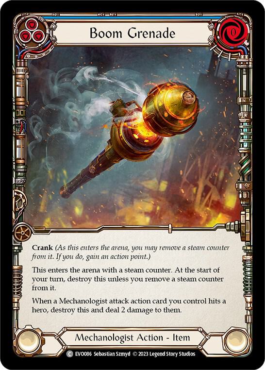 Boom Grenade (Blue) - Bright Lights - Flesh and Blood TCG