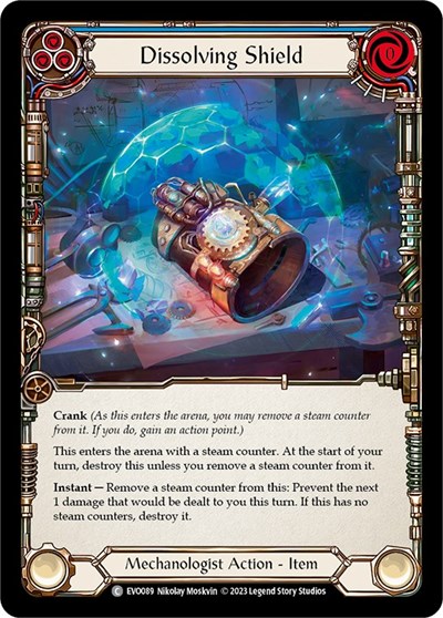 Dissolving Shield Blue