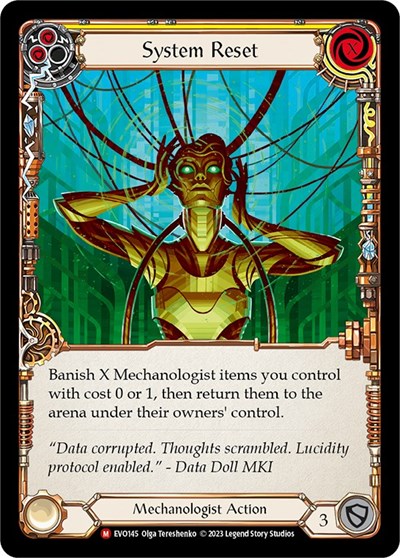 System Reset Bright Lights card price