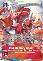 Red Memory Boost! - P-035 (Digimon Adventure Box 2) - Digimon