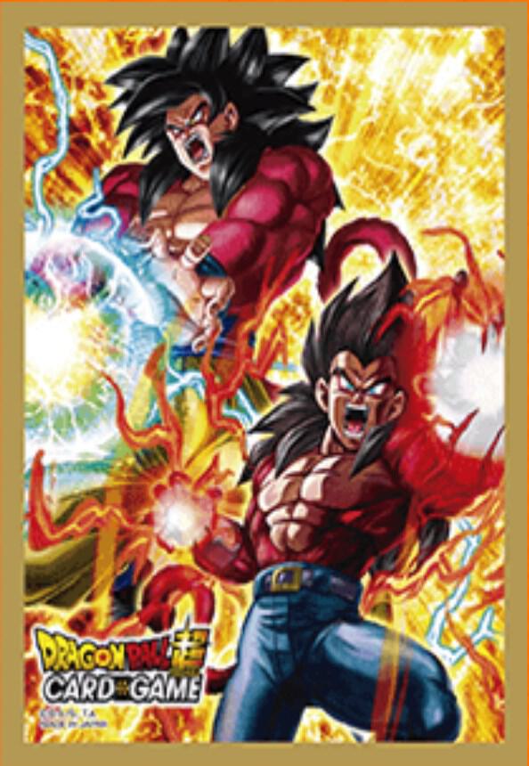 Dragon Ball Super CCG: Premium Anniversary Box 2023 Card Sleeves - SS4 Son  Goku and Vegeta (66-Pack) - Bandai Card Sleeves - Card Sleeves -  TCGplayer.com