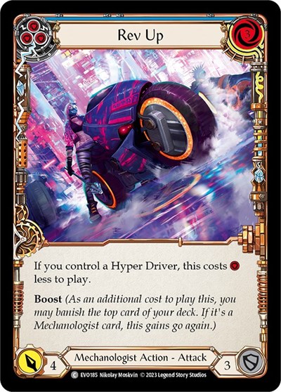Rev Up Blue
