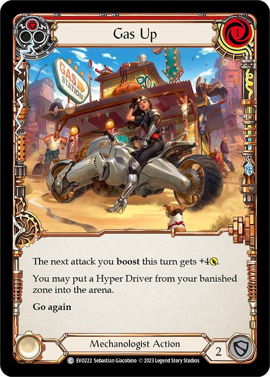 Gas Up (Red) - Bright Lights - Flesh and Blood TCG