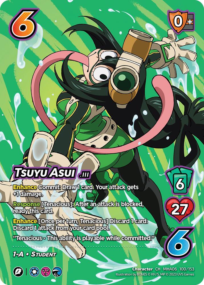 Tsuyu Asui - 100/153 - UniVersus: My Hero Academia: Jet Burn