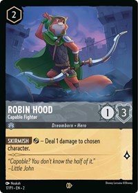 Robin Hood - Capable Fighter (Disney Lorcana Promo Cards)