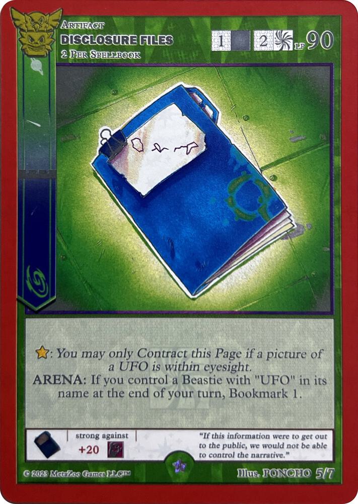 Disclosure Files (Disclosure Pack Promos)