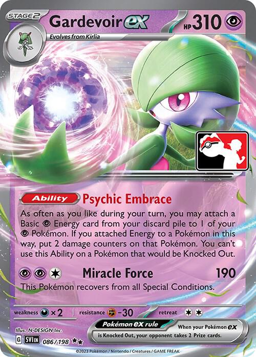 Gardevoir ex 086/198 from Prize Pack Series Cards