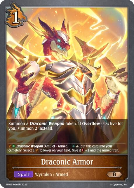 Draconic Armor - P20EN (Foil)