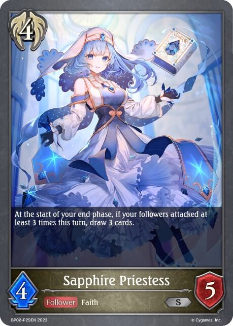 Sapphire Priestess - P29EN (Foil)