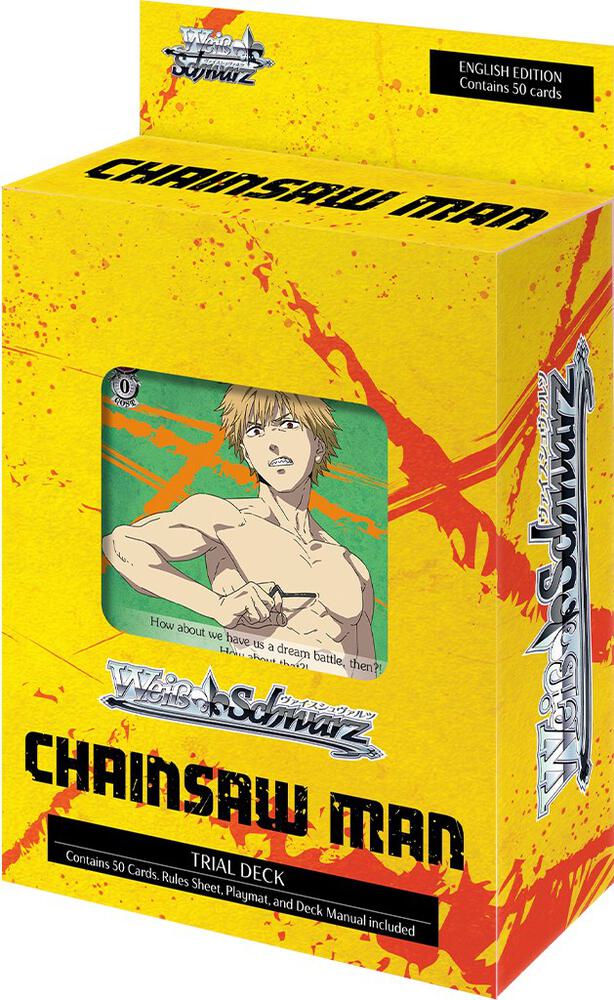 weiss schwarz chainsaw man booster box Weiss Schwarz: Chainsaw Man Booster Box (16 Booster Packs) – Ralphie's  Funhouse main image 0