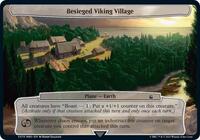 Besieged Viking Village #570 from Planechase: Universes Beyond: Doctor Who Pokemon card image