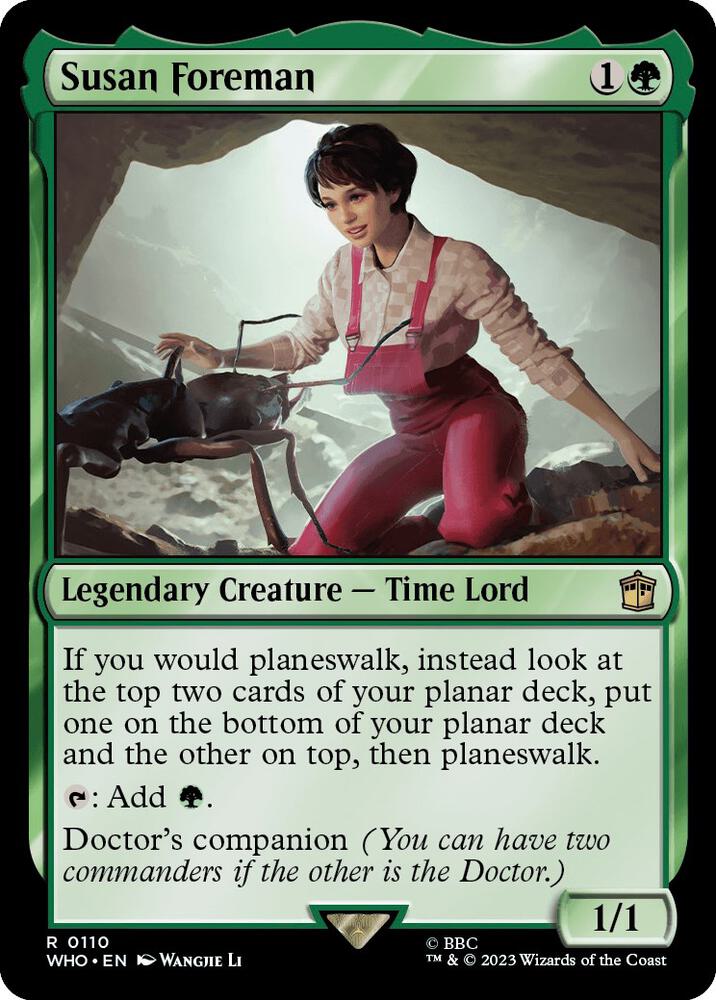 Susan Foreman 110 card