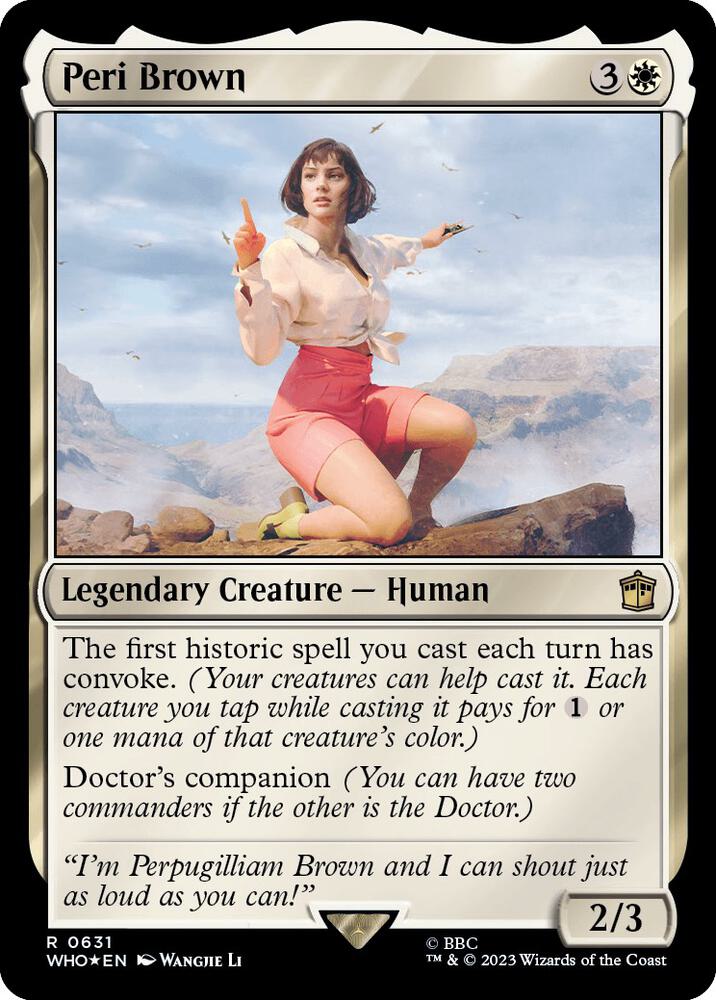 Peri Brown (Surge Foil) 631 card