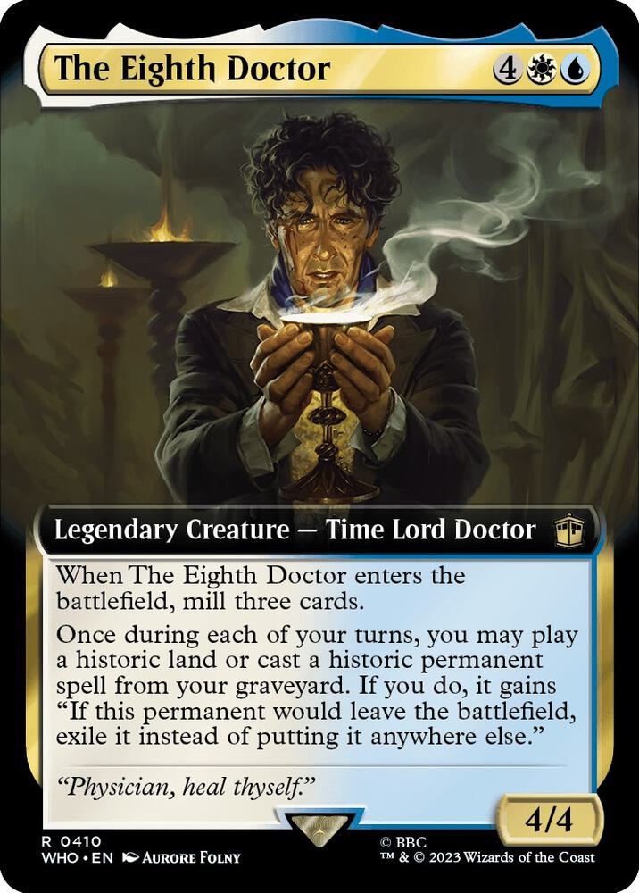 The Eighth Doctor (Extended Art) 410 card