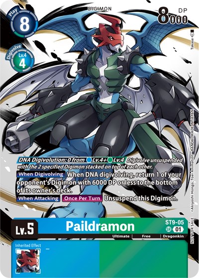 Paildramon (Tamer Party Pack -The Beginning-) Starter Deck 09: Ultimate Ancient Dragon card price