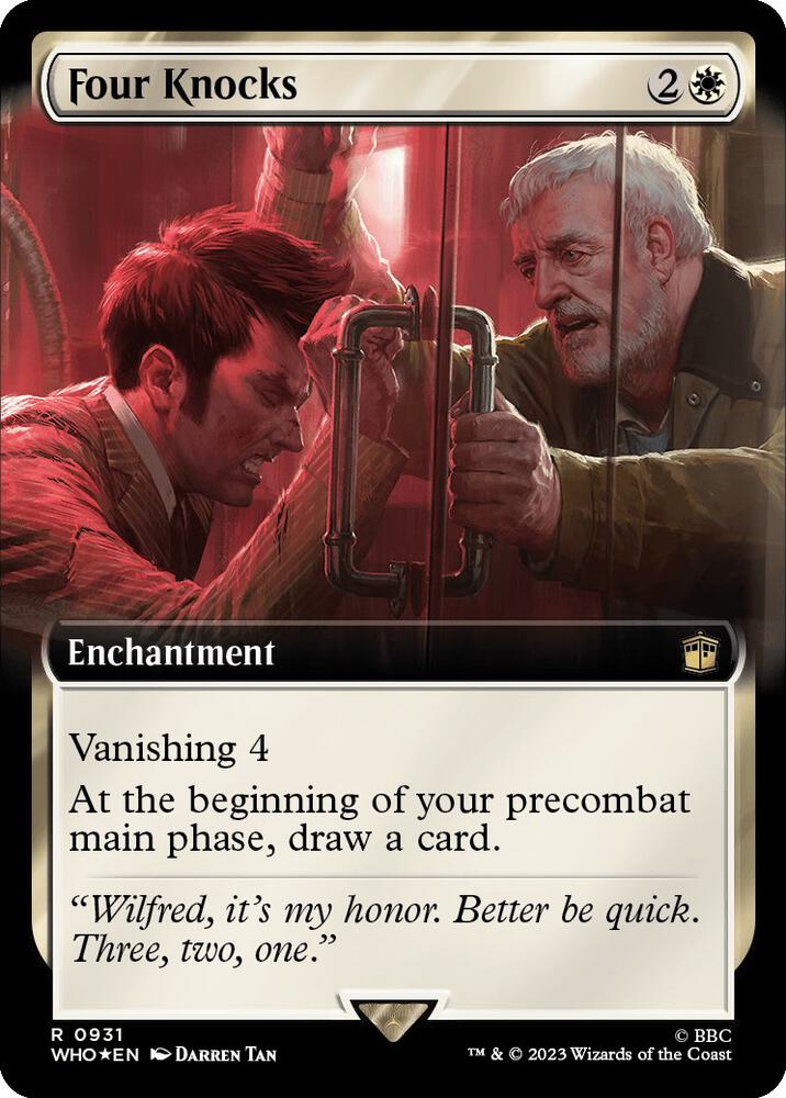 Four Knocks (Extended Art) (Surge Foil) 931 card