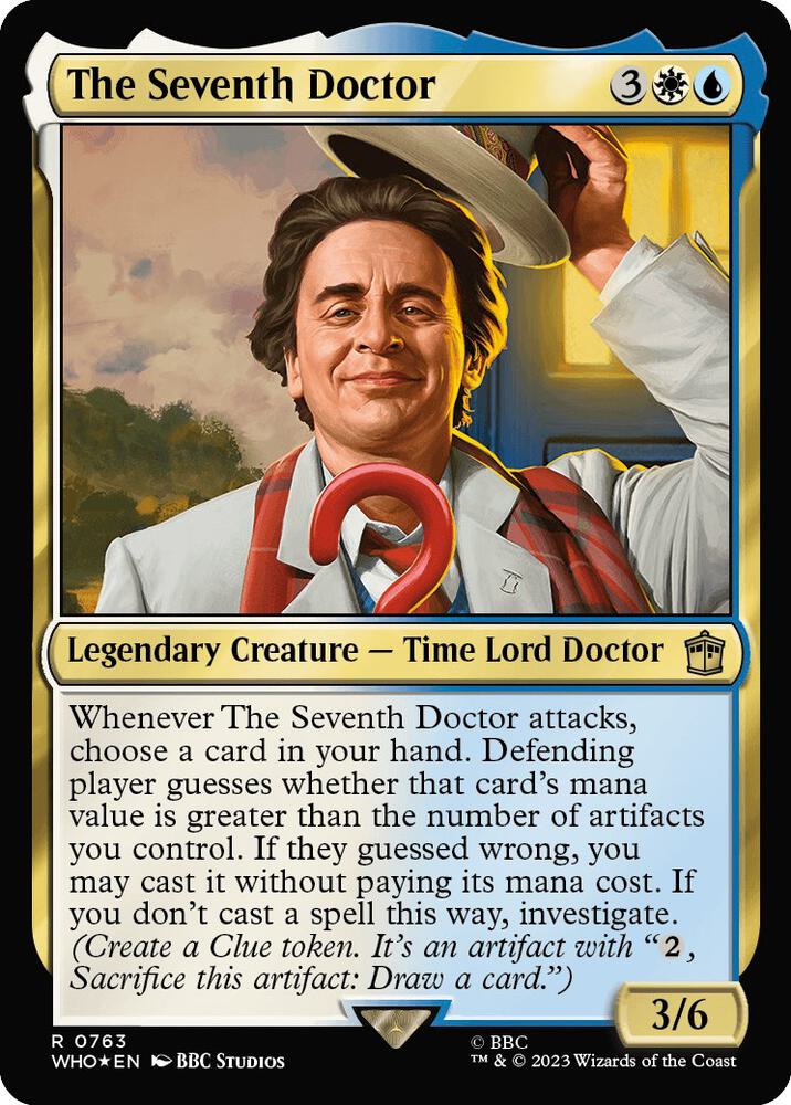 The Seventh Doctor (Surge Foil) - Universes Beyond: Doctor Who