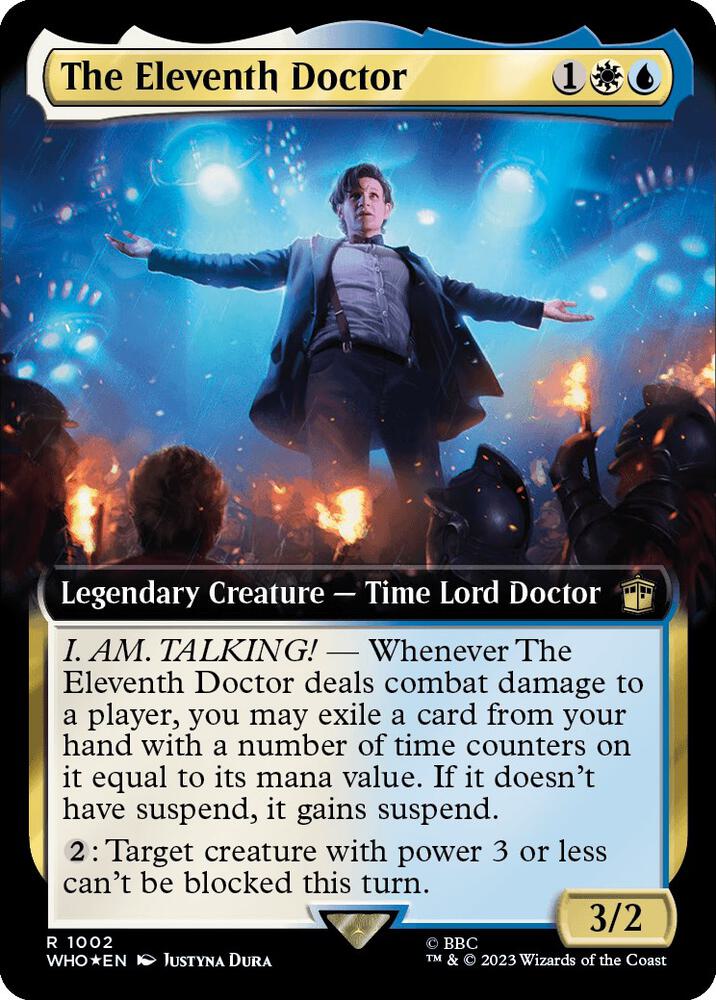The Eleventh Doctor (Extended Art) (Surge Foil) - Universes Beyond