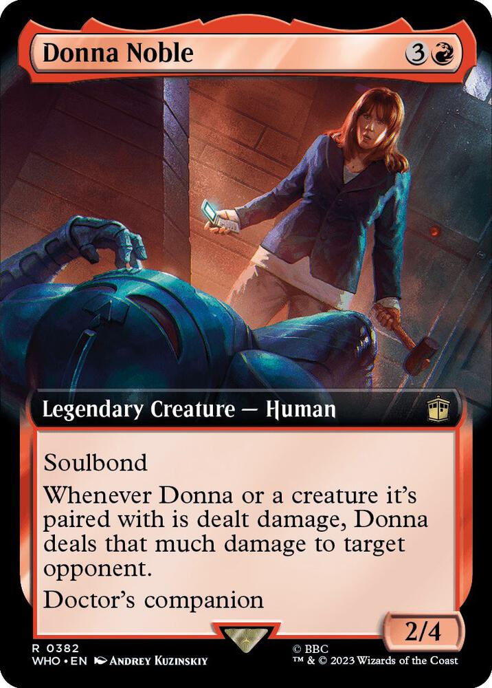 Donna Noble (Extended Art) 382 card