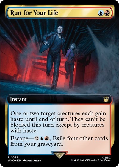 Run for Your Life (Extended Art) (Surge Foil)