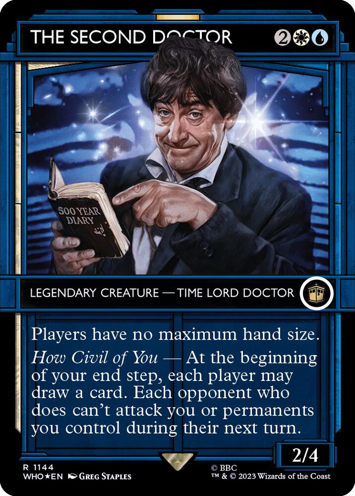 The Second Doctor (Showcase) (Surge Foil) - Universes Beyond
