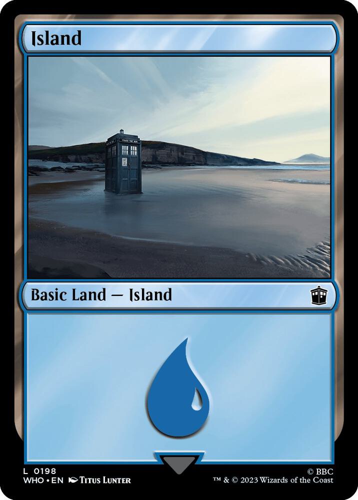 Island (0198) 198 card
