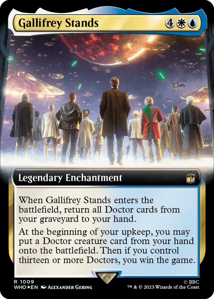 Gallifrey Stands (Extended Art) (Surge Foil) - Universes Beyond