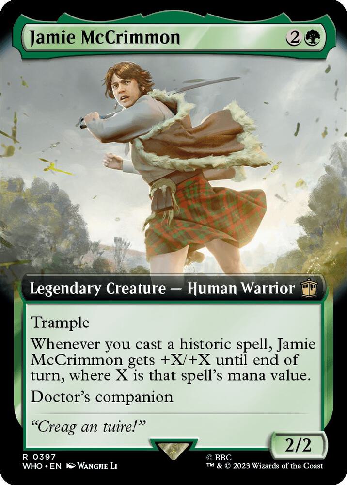 Jamie McCrimmon (Extended Art) 397 card
