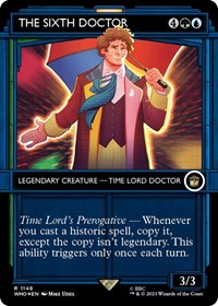 The Sixth Doctor (Showcase) (Surge Foil) - Universes Beyond: Doctor Who - Magic: The Gathering card