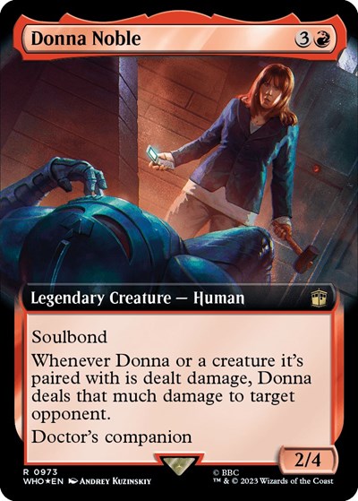 Donna Noble (Extended Art) (Surge Foil)