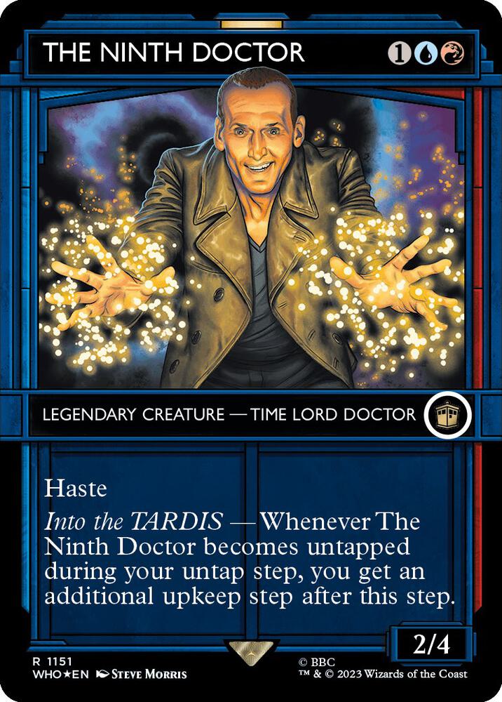 The Ninth Doctor (Showcase) (Surge Foil) - Universes Beyond