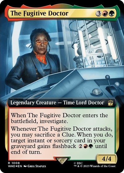 The Fugitive Doctor (Extended Art) (Surge Foil)