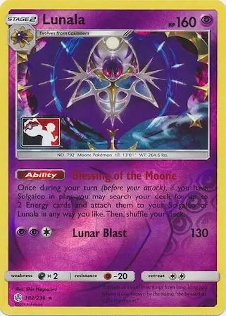 Lunala 102/236 from League & Championship Cards