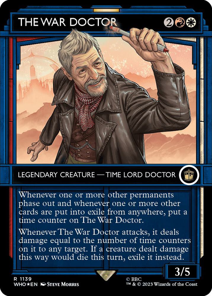 The War Doctor (Showcase) (Surge Foil) - Universes Beyond: Doctor