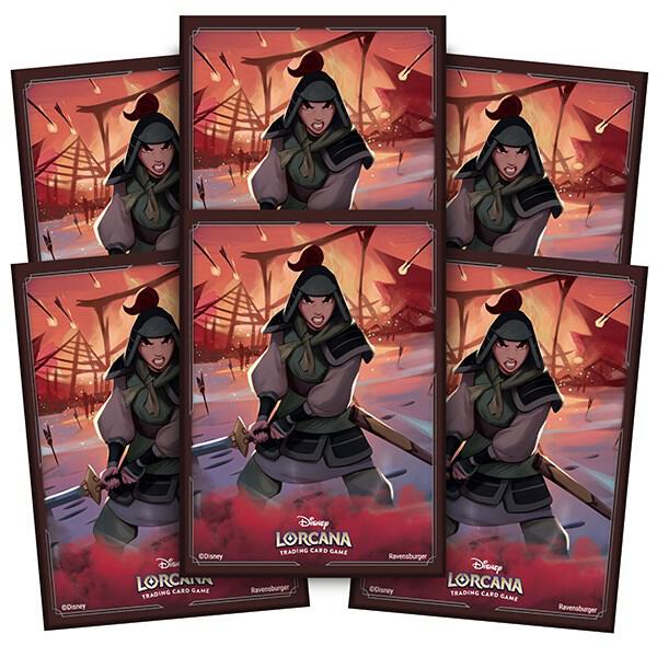 Disney Lorcana Card Sleeves - Mulan (With Sword) (65-Pack)