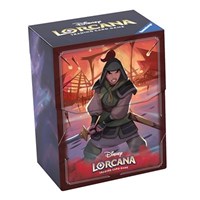 Disney Lorcana Deck Box - Mulan from Ravensburger Deck Boxes Pokemon card image