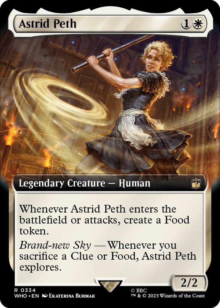 【Extended Art Foil】MTG Astrid Peth　x4 Astrid Peth (Extended Art) | Doctor Who Commander - Variants