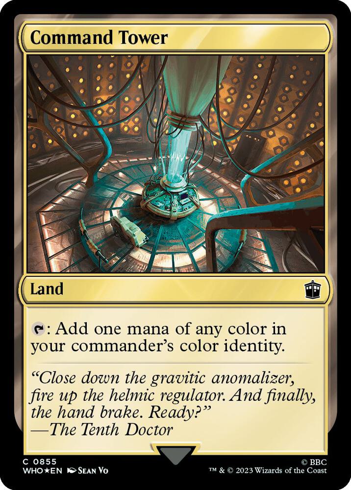 Command Tower (0855) (Surge Foil) - Universes Beyond: Doctor Who