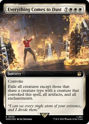 Everything Comes to Dust
