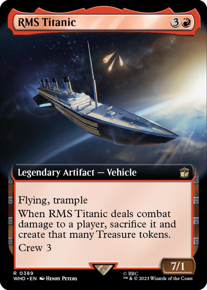 RMS Titanic (Extended Art) 389 card