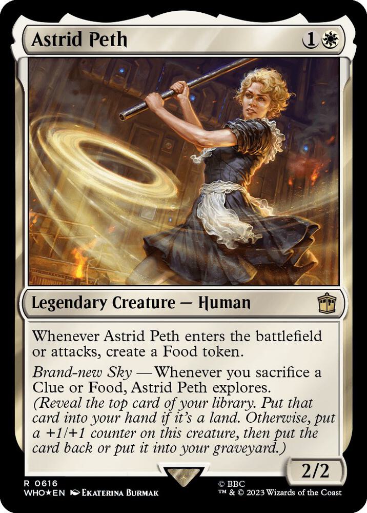 【Foil】MTG Astrid Peth　x4 Astrid Peth (Surge Foil) | Doctor Who Commander - Alternate