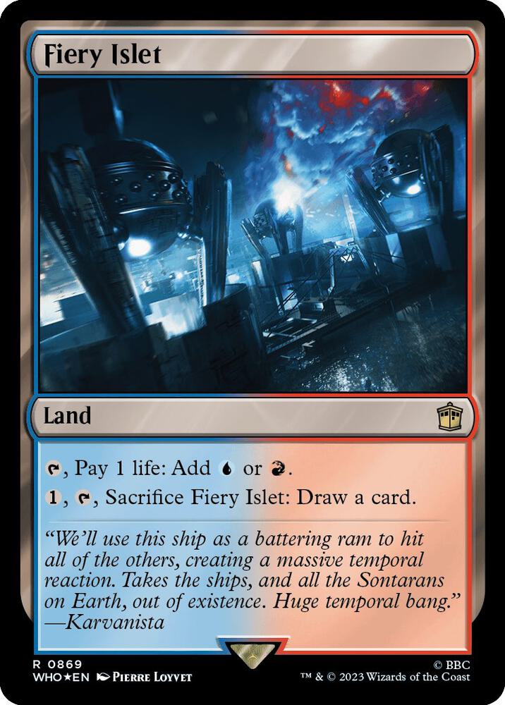 Fiery Islet (Surge Foil) 869 card