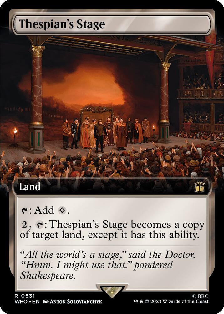 Thespian's Stage (Extended Art) - Universes Beyond: Doctor Who