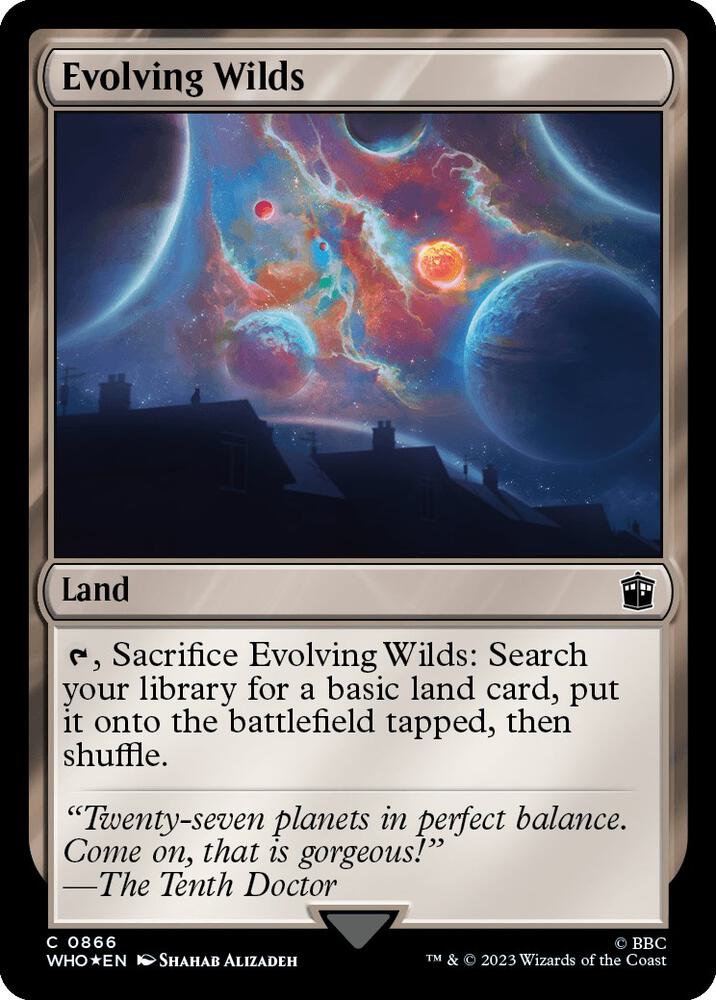 Evolving Wilds (Surge Foil) - Universes Beyond: Doctor Who - Magic