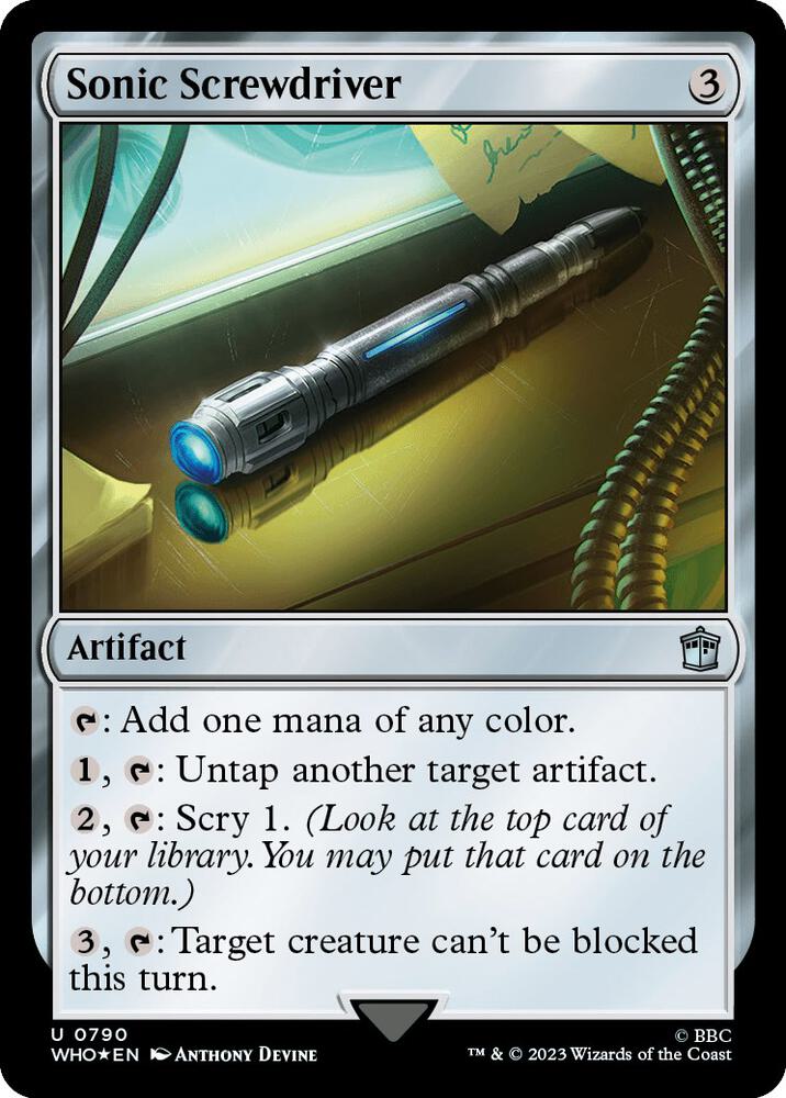 Sonic Screwdriver (0790) (Surge Foil)