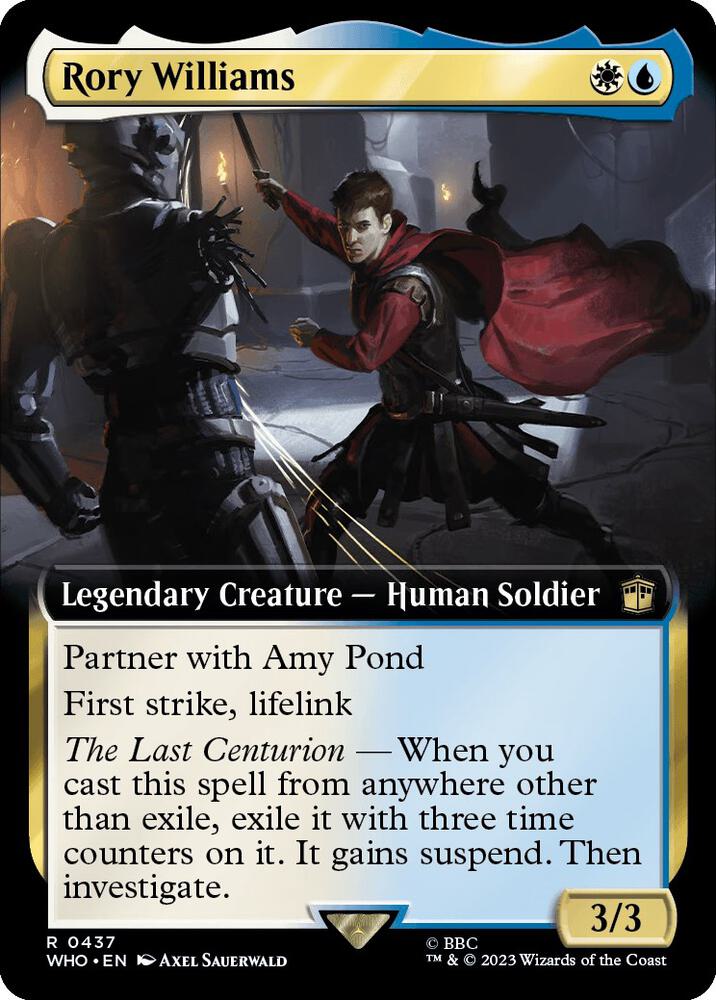Rory Williams (Extended Art) 437 card